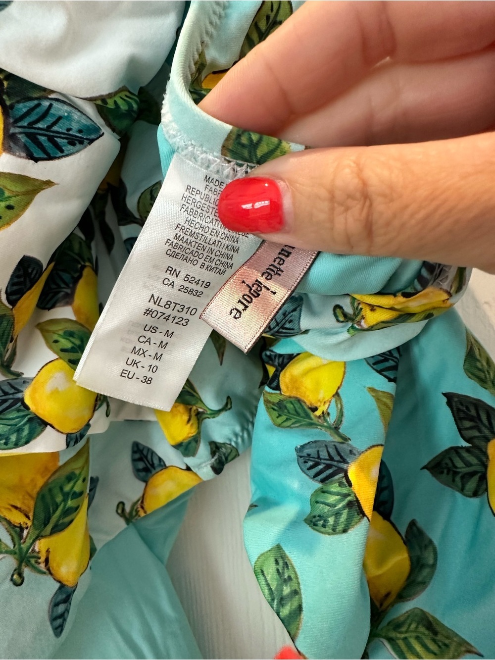 Nanette Lepore Limonatta Goddess One-Piece Swimsuit - Picture 4 of 6